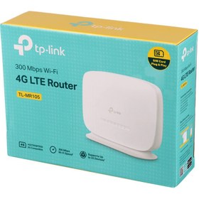 تصویر مودم ۴G تی پی-لینک مدل TL-MR105 بی سیم N300 