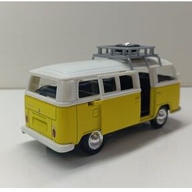 تصویر مدل خودرو مینی بوس 1:40 VOLKSWAGEN VAN SAMBA فلزی اورجینال Maisto 