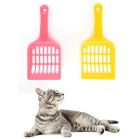 تصویر بیلچه خاک گربه طرح پنجه وارداتی Mesha Cat Litter Scoop