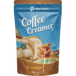 تصویر کریمر غیرلبنی با طعم کارامل بدون شکر(شیرین شده با استویا)پپتینا 