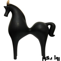 تصویر مجسمه دکوری مینیمال مدل اسب ققنوس 