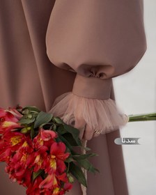 تصویر مانتو عبا طرح سدنا ارسال رایگان (آماده سازی ۴ روز کاری ) ابروبادی