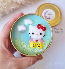 تصویر شمع کیتی (طرح قوطی فلزی) 