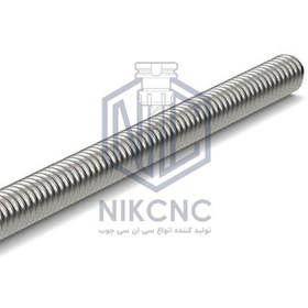 تصویر پیچ بال اسکرو ballscrew HIWIN مدل FSI-R-32-5-L450 برحسب متر 