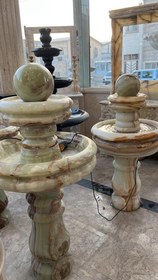 تصویر آبنما سنگی گوی چرخان - ۱۴۰ 