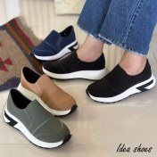 تصویر کتانی کشی مدل ROJA کد 424 با رویه چرم مصنوعی 