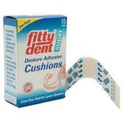 تصویر چسب دندان مصنوعی فیتی دنت ۱۵ عدد ا FittyDent Dentur Adhesive Cushions 15pcs FittyDent Dentur Adhesive Cushions 15pcs