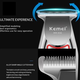 تصویر ماشین اصلاح موی صورت کیمی مدل km-032 اصلی ا Kemei KM-032 Hair Clipper Kemei KM-032 Hair Clipper