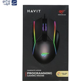 تصویر ماوس مخصوص بازی هویت مدل MS-1028 RGB Havit MS-1028 RGB Gaming Mouse