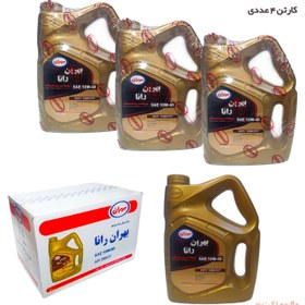 تصویر روغن موتور بهران رانا 10W40 SM / CFسینتتیک 4 لیتر کارتن 4 عددی 