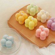 تصویر قالب شمع سیلیکونی روبیک ۴ عددی 