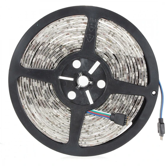 خرید و قیمت LED نواری 60P سبز 3528 روکش رزین رول 5 متری | ترب