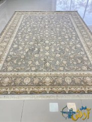 تصویر فرش کاشان طرح افشان فیلی زرین 1200 شانه 