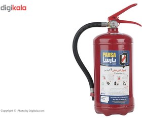 تصویر کپسول آتش نشانی پودری پارسا 4 کیلوگرمی Parsa Powder Fire Extinguisher 4 Kg