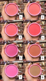 تصویر پالت رژگونه پودری برند مهرونا - ۰۶ Mehrona make up blush.on
