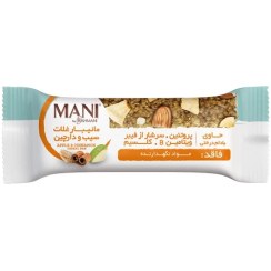 تصویر مانی بار غلات سیب دارچین مانی - جعبه 24 عددی Mani Bar Apple Cinnamon Cereal - Box of 24