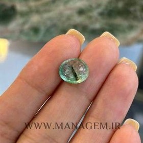 تصویر نگین زمرد آفریقایی کد 06 
