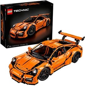تصویر ماشین اسباب بازی مسابقه ای پورشه LEGO مدل 911 GT3 RS 