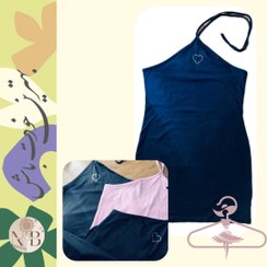 تصویر پیراهن دخترانه تمام نخ - پشت گردنی - لاین دیوایدد از برند H&M 