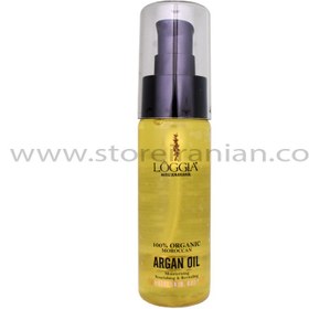 تصویر سرم موی روغن آرگان لوجیا حجم 50 میلی لیتر Loggia Argan Oil Hair Serum 50ml