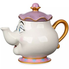 تصویر قوری دیزنی دیو و دلبر Disney Store Mrs Potts Teapot 