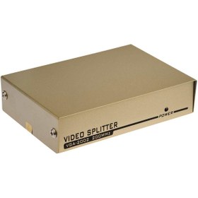 تصویر اسپیلتر 2 پورت VGA مدل VGA-2002 2 port VGA splitter model VGA-2002