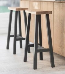 تصویر صندلی کانتر چوبی a70 