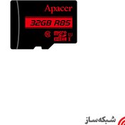 تصویر کارت حافظه microSDHC اپیسر مدل AP32G کلاس 10 استاندارد UHS-I U1 سرعت 85MBps ظرفیت 32 گیگابایت