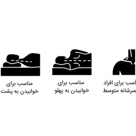 تصویر بالش طبی کلاسیک درمان طب 8056 