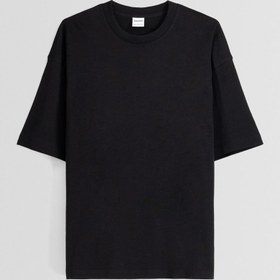 تصویر Bershka تی شرت آستین کوتاه Bershka Kısa kollu oversize t-shirt