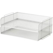 تصویر پک 2 عددی استند کاغذ ایکیا مدل DRÖNJÖNS IKEA DRÖNJÖNS Letter tray, white