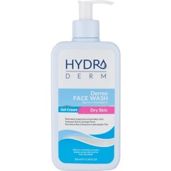 تصویر ژل شستشوی صورت مناسب پوست خشک هیدرودرم مدل Hydroderm Dermo Gel Cream Face Wash Hydroderm Dermo Gel Cream Face Wash 350ml