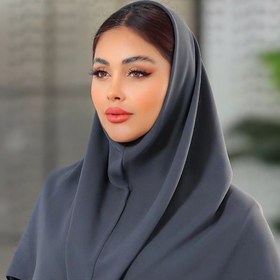 تصویر مقنعه ساده کرپ سایز ۱۰۰ 