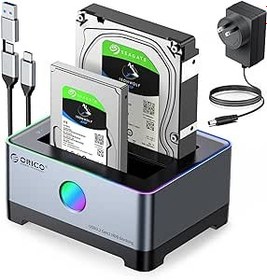 خرید و قیمت ORICO RGB USB 3.1 to SATA Hard Drive Docking Station