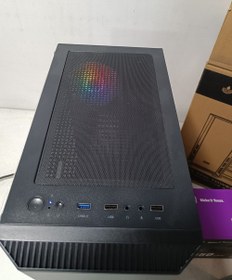 تصویر کامپیوتر میان رده نسل 7 (i3 7100/8G RAM/GT1030) با قاب کیس آکبند 