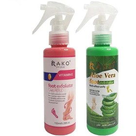 تصویر اسپری ترک پا راکو RAKO مدل ویتامین E حجم 150 میل VITAMIN E FOOT EXFOLIATOR RAKO