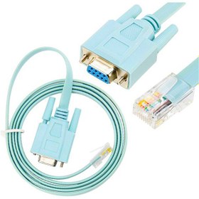 تصویر کابل کنسول سیسکو Cisco RJ45-to-DB9 Console Cable