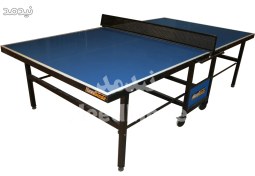 تصویر خرید میز پینگ پنگ فضای باز تاشو شیشه 8 میل نیدمد 4 چرخ با قوی ترین شاسی ممکن 