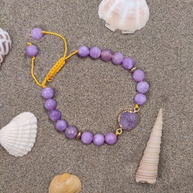 تصویر دستبند سنگ پلاک نمکی 