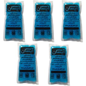 تصویر یخ خشک سفری آیسان کد 555 بسته 5 عددی 