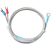 تصویر سنسور دما ترموکوپل نوع K با پراب سرسیم گرد - K-type Thermocouple 