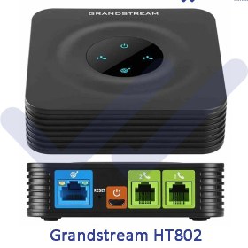 تصویر گیت وی گرند استریم دو پورت FXS مدل HT802 Grandstream HT802 Phone Adapter