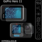 تصویر محافظ صفحه نمایش و لنز گوپرو هیرو HERO11 