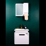 تصویر آینه و روشویی میتکو مدل آلفا کد ۲۵ 