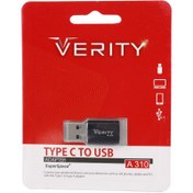 تصویر تبدیل Verity A310 Type-C To USB OTG ا Verity A310 Type-C To USB OTG Converter 