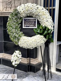 تصویر تاج گل ترحیم – کد 01 