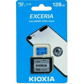 تصویر مموری میکرو اس دی Kioxia مدل UHS-1 Class10 ظرفیت 128GB جعبه باز 