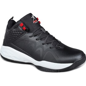 تصویر کفش‌ ورزشی بسکتبال مردانه مشکی مدل 28652 برند jump 28652 Black Men's Basketball Sports Shoes