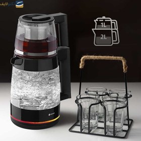 تصویر چای ساز اسنوا مدل STM-G1800BK Snowa STM-G1800BK Tea Maker Machine