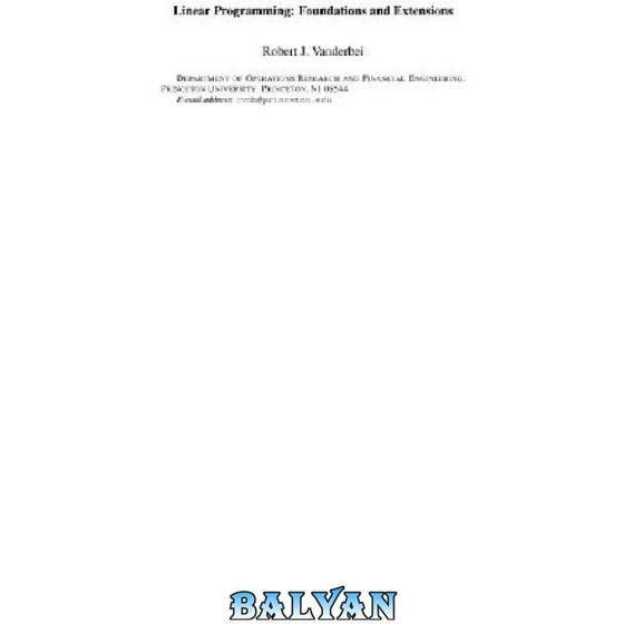 خرید و قیمت دانلود کتاب Linear programming, foundation and extensions | ترب